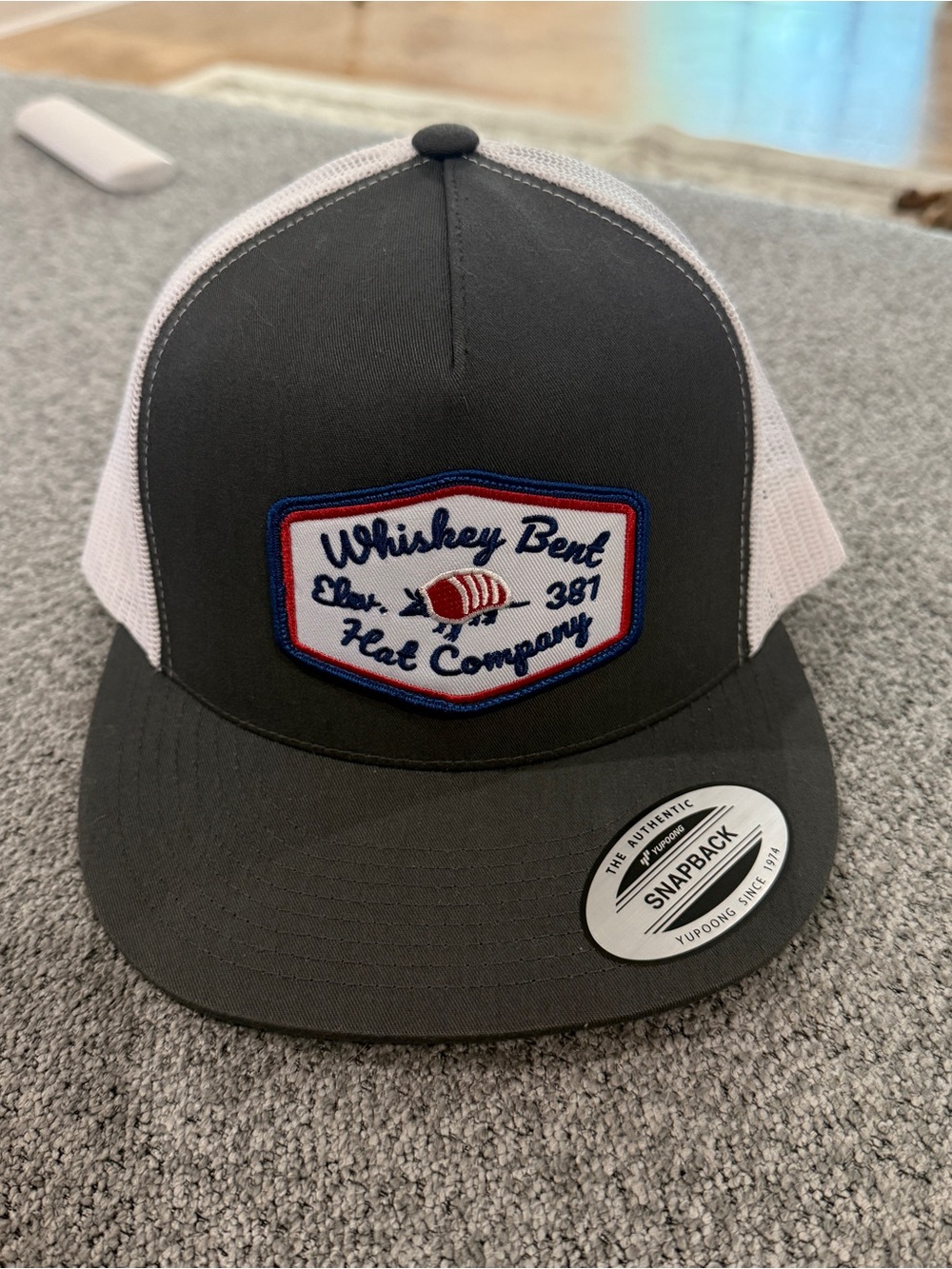 NWT Whiskey Bent HAT CO. - The Dillo - 5 Panel Adjustable Snapback Hat